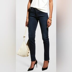 ADRIANO GOLDSCHMIED AG The Prima Cigarette Leg Skinny Jeans Dark Blue Women’s 28